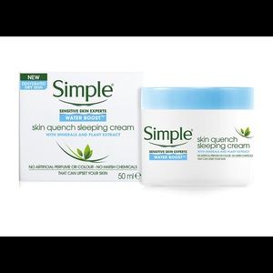 Simple Skin Quenching Sleeping Cream